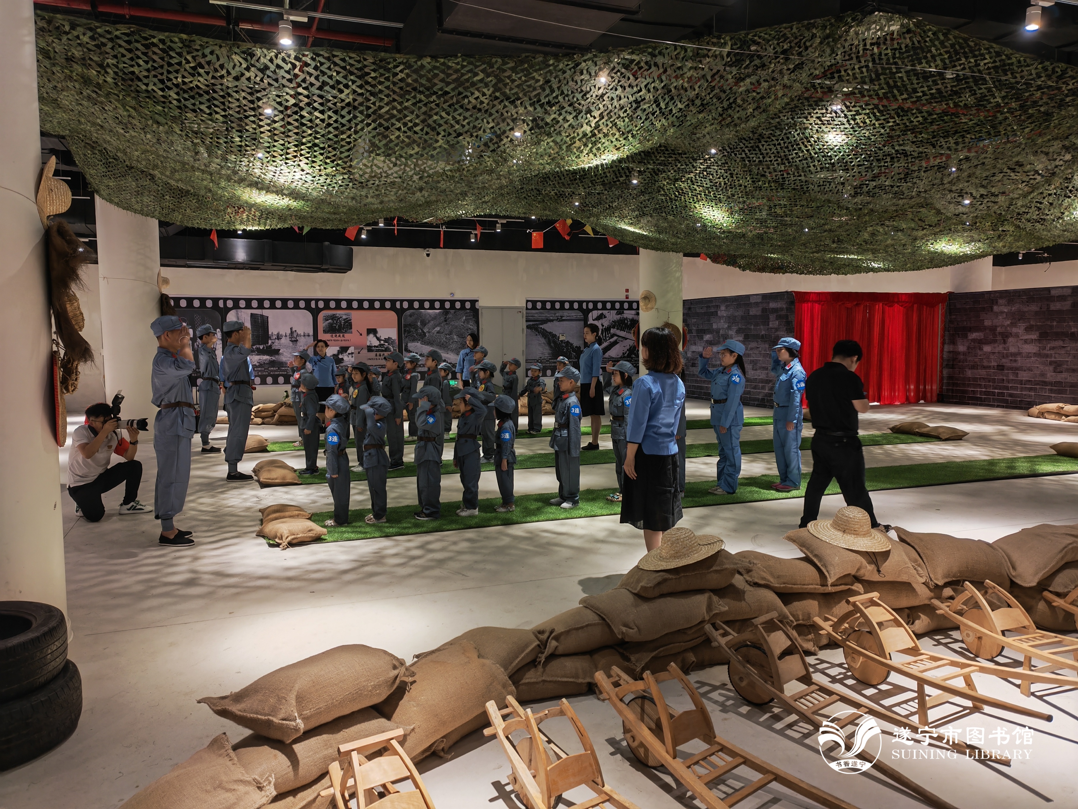 遂宁市图书馆开展红色教育主题沉浸式阅读体验活动